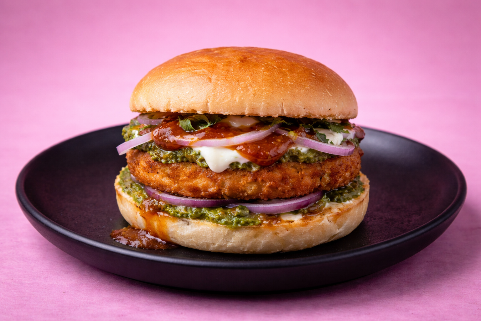 Dehradun Bun Tikki Burger